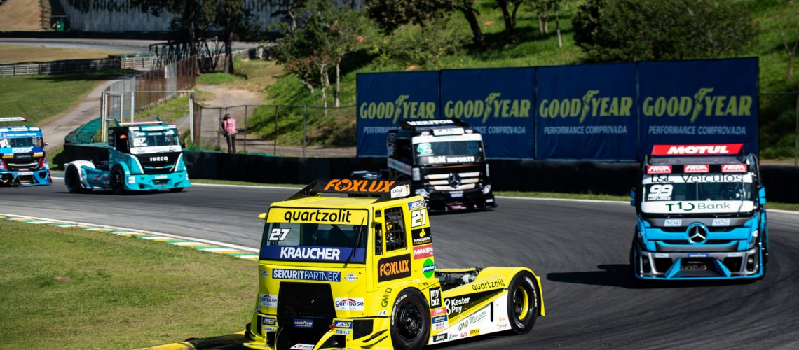 Emoções da corrida 1 da 2ª etapa da Copa Truck 2021 em Interlagos – Foto: Duda Bairros/+Brasil Copa Truck 2021 - 2ª etapa - Interlagos - São Paulo -  SP