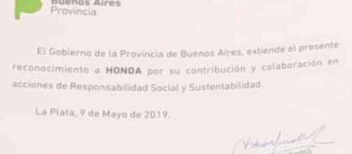 Honda - CSR Pcia Buenos Aires